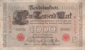 1000 Mark 1909 P/A ro.39